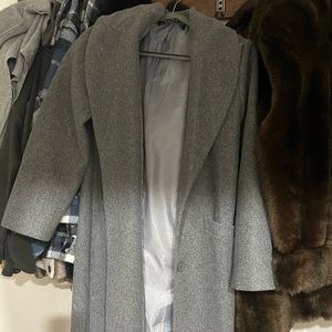Lioness long gray Olsen coat - only worn once!